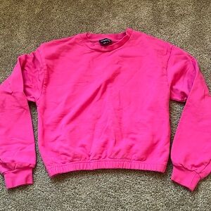 Pink cropped PTL Sweater